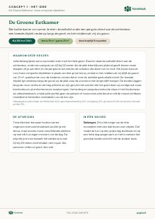 Miniatuur van pagina 6: Concept 1 De Groene Eetkamer, het idee