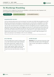 Miniatuur van pagina 12: Concept 2 De Weelderige Wandeling, het idee