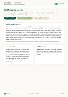 Miniatuur van pagina 18: Concept 3 Het Speelse Groen, het idee
